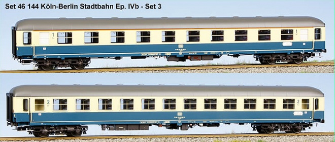 Set of 2 Passenger cars Koln-Berlin Express. Set #3<br /><a href='images/pictures/LS_Models/46144.jpg' target='_blank'>Full size image</a>